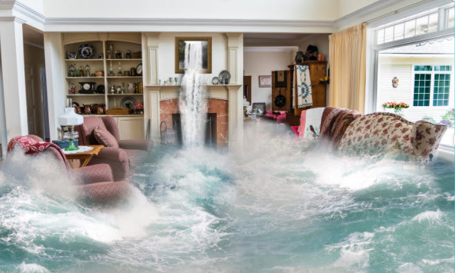 water in house