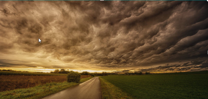 dark clouds